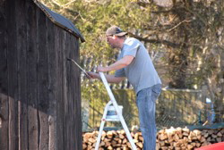 Einer mu� ja arbeiten . . .