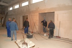 Hoher Besuch vom Vorstand.