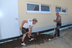 Florian und Karl-Heinz kennen keine Pause.