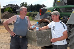 Zwei sehr gute Handwerker; Karl-Heinz und Florian.