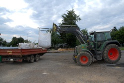 . . . und nimmt diesen Martin mit f�r seine halbw�chsigen Rindficher zum Boxen  �ben . . . 