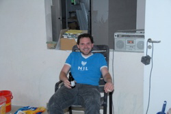 Michael g�nnt sich eine Pause.