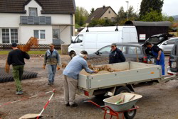 Materialtrasport aus Olbr�ck.