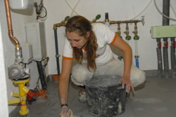 Erst alles verschmieren, dann wieder aufwischen . . .