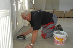 Rainer ist immer in Aktion.