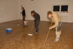 . . . dann geht das Versiegeln noch mal so gut.