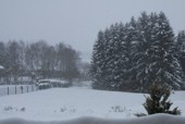 Eine Schneeschauer nach der anderen . . .