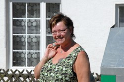 Stippvisite der 2. Vorsitzenden mit belegten Br�tchen.