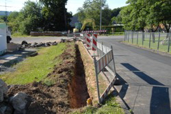 K�lsch- und Pilsleitung sind verlegt.