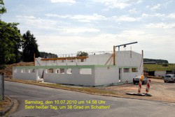 Unser B�rgerhaus nimmt Gestalt an.