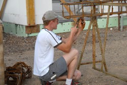 Eisenflechten ist f�r mich kein Problem. Habe fr�her viel gestrickt . . .