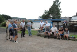 Verdienter Feierabend. 