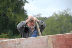 . . . hat einen langen . . . 