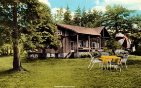 Das alte Jagdhaus am Waldrand von Nonnenbach enth�lt heute moderne Ferienwohnungen (Archivbild Hejo Mies)