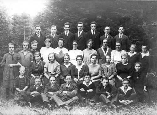 Gesangverein Nonnenbach um 1925 (Archivbild Hejo Mies)